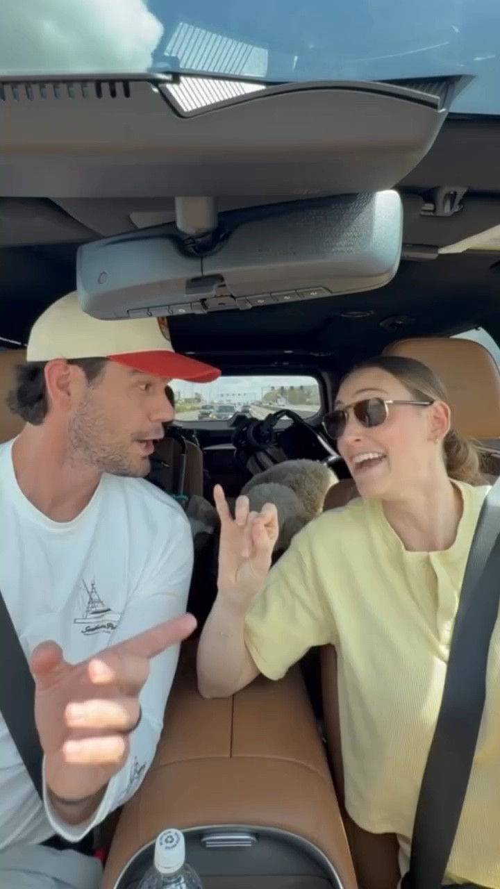 we love you Carrie !!!!! also we did continue to play this game don’t worry 🤪🤣 #roadtrip #cargames #roadgame #namethatdriver