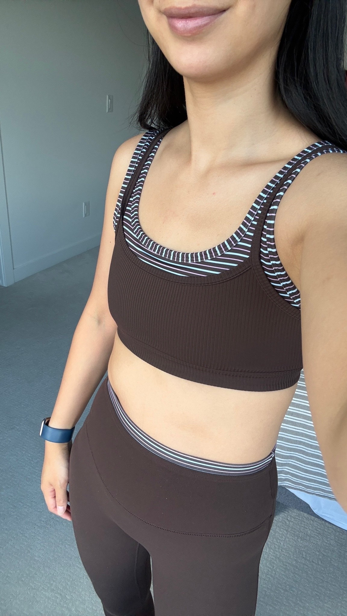 This might be my favourite new set from @abercrombie 

I loved the layered look 

Wearing a size XS in both pieces. 5'2 for height reference

#LTKcanada #LTKfall #LTKfitness