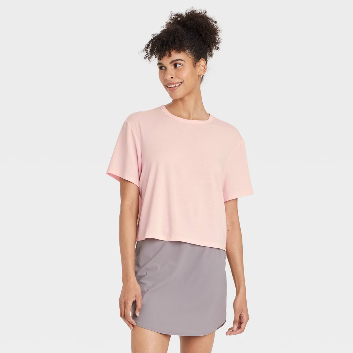 Women's Beyond Ease Crewneck Short Sleeve T-Shirt - All In Motion™ | Target