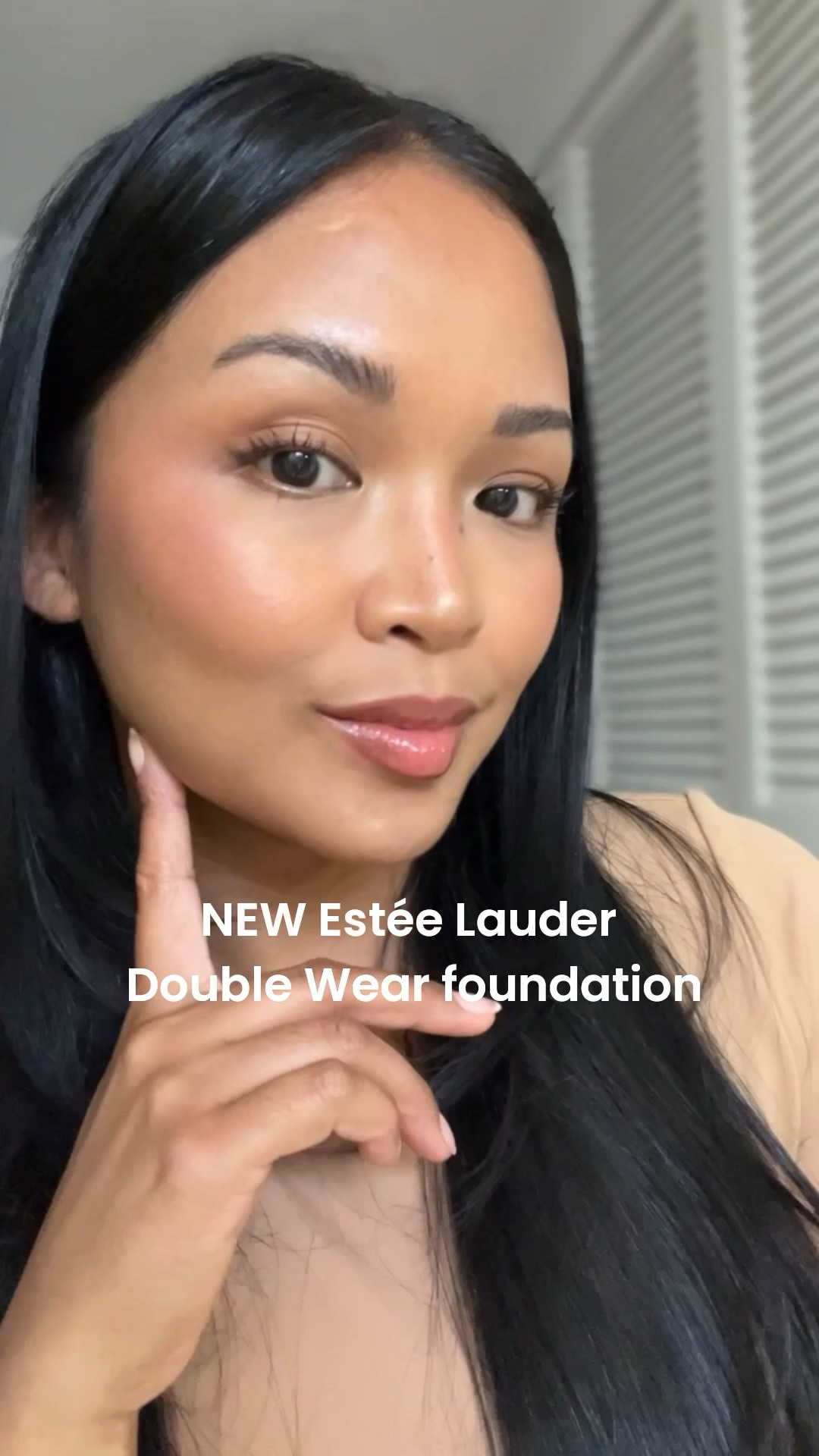 New Estée Lauder Double Wear foundation formula. Wearing shade Spiced Sand 4N2 neutral tan. #ltkmakeup #favefoundation 

#LTKBeauty