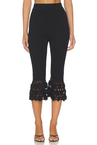 Fine Cotton Rib Crochet Pant
                    
                    Ganni | Revolve Clothing (Global)
