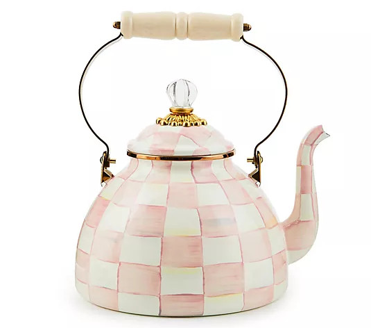 Make Your Selection: Mackenzie- Childs 3-Quart Enamel Tea Kettle | QVC