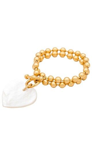 Heart On Your Sleeve Bracelet in Gold | Revolve Clothing (Global)