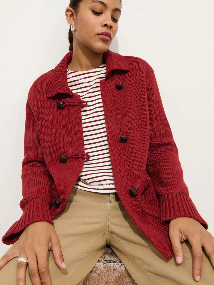 Agnes Sweater Jacket In Cotton | Alex Mill