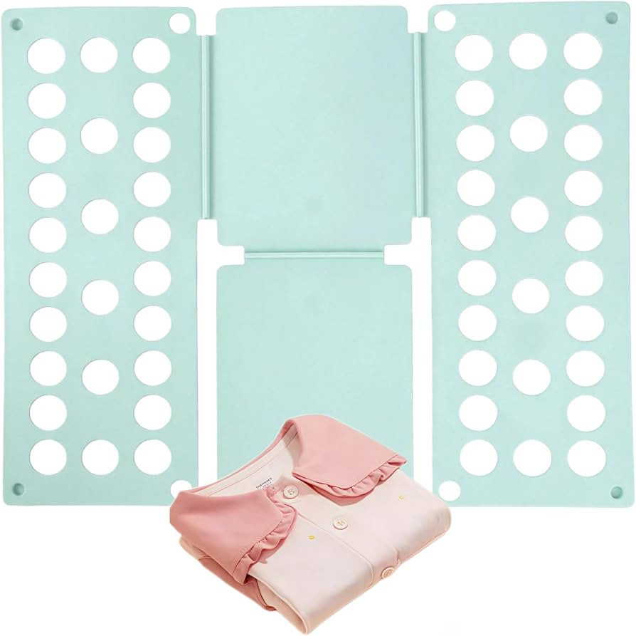 Mini Toddler Shirt Folding Board - Ages 1-7 Blue, Builds Independence | Amazon (US)