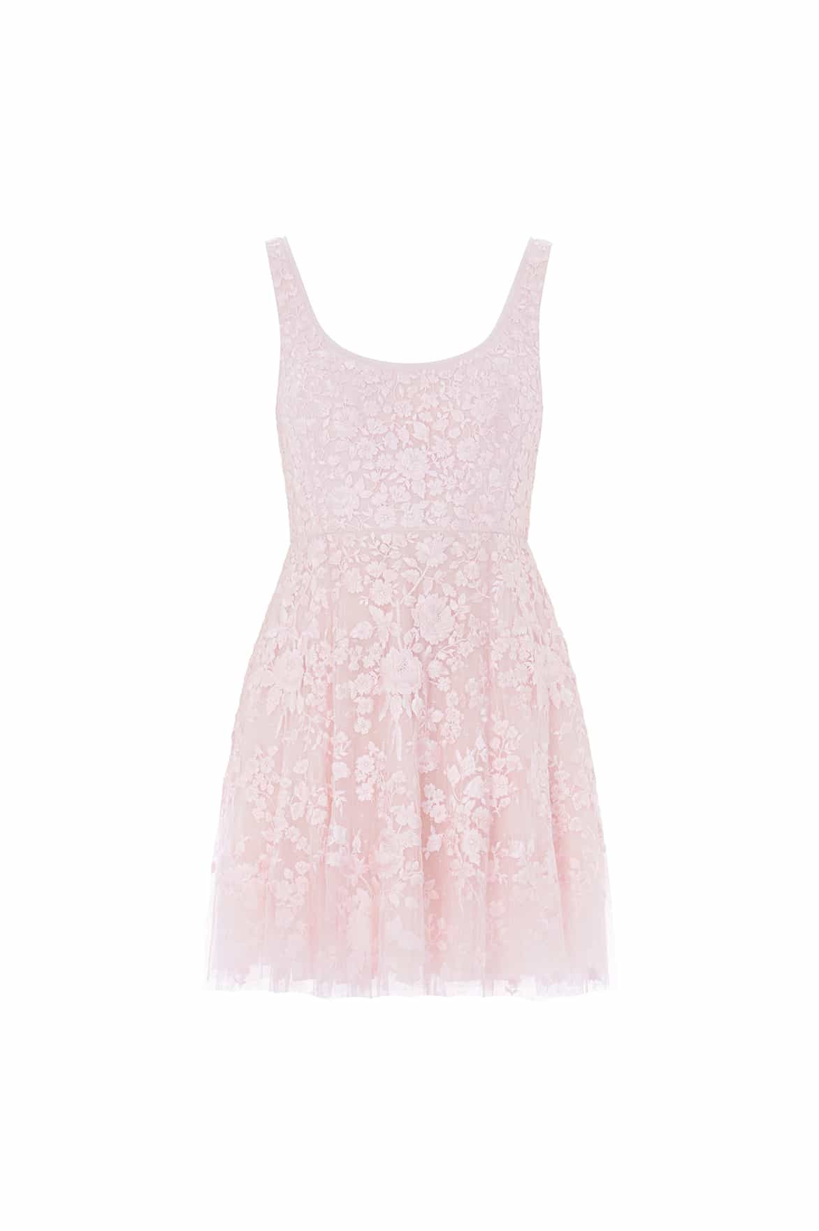Rosa Sleeveless Scoop Neck Micro Mini Dress | Needle & Thread