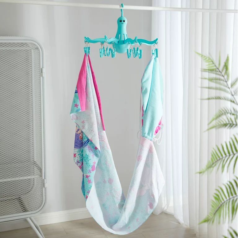Urban Shop Blue Octopus Foldable Drying Hanger, 16 Pegs | Walmart (US)