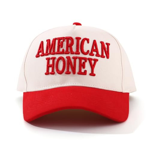 American Honey Vintage Trucker Hat, 4th of July USA Party, Two-Tone Baseball Cap for Women & Men | Amazon (US)