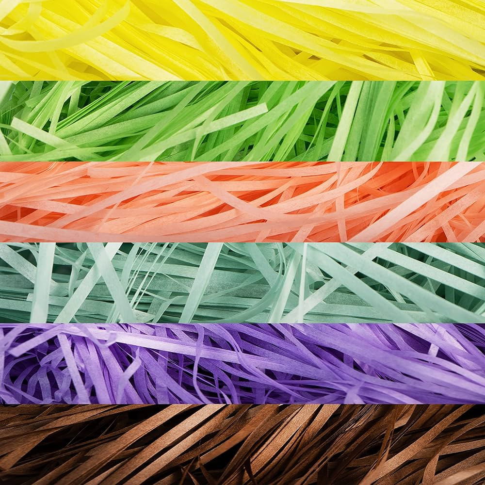 JOYIN 12oz Easter Grass Recyclable Paper Shred for Gift Wrapping, Basket Filling, Easter Egg Hunt... | Amazon (US)