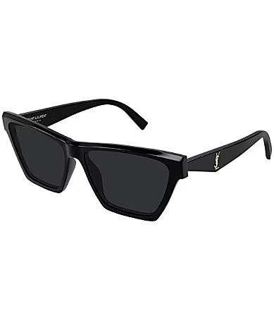 Yves Saint Laurent Women's Monogram 58mm Cat Eye Sunglasses - Black | Dillard's