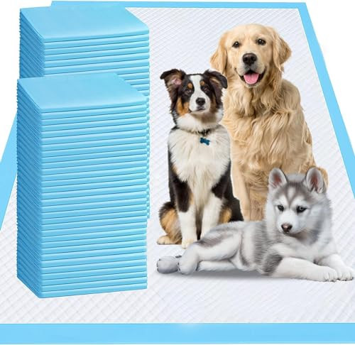 Extra Large Dog Pee Pads, 100 Count 31"x36" Disposable Training Pads, Puppy Pads with high Absorbency and Leak-Proof Protection for House Training Cats,Rabbits,Dogs Leak-Proof Dog Pee Pads Extra Large | Amazon (US)