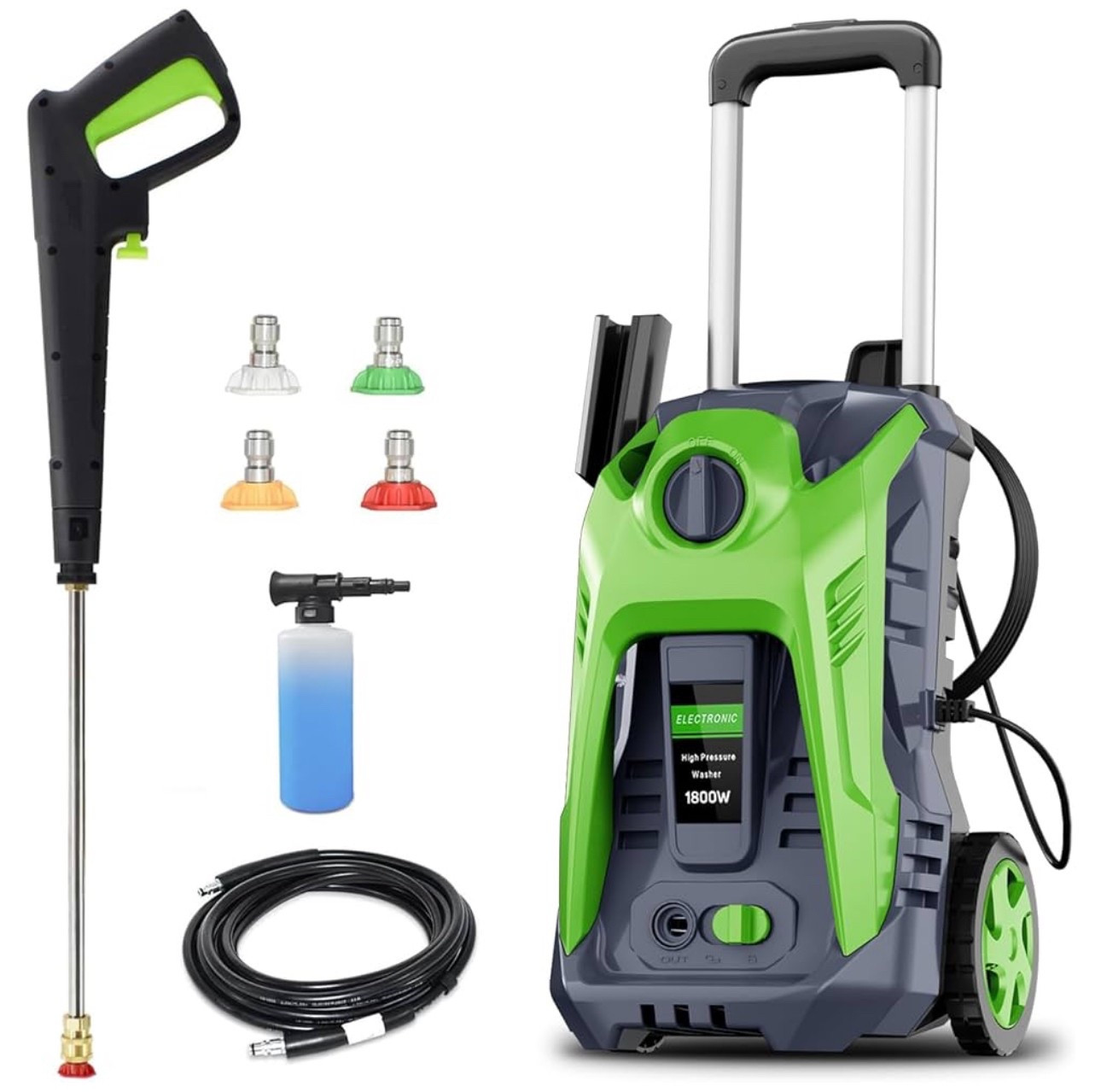 $10 off 🎉

Electric Pressure Washer 4800PSI-Max 2.9GPM Electric Power Washer with 25 Foot Hose, 16.4 Foot Power Cord, Soap Tank Car Wash Machine Green Ideal Cleaning for Patio

#LTKHome #LTKSaleAlert