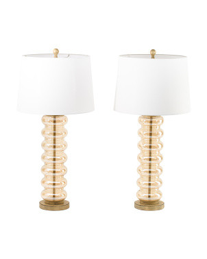 Set Of 2 32in Stacked Base Lamps | Home | Marshalls | Marshalls