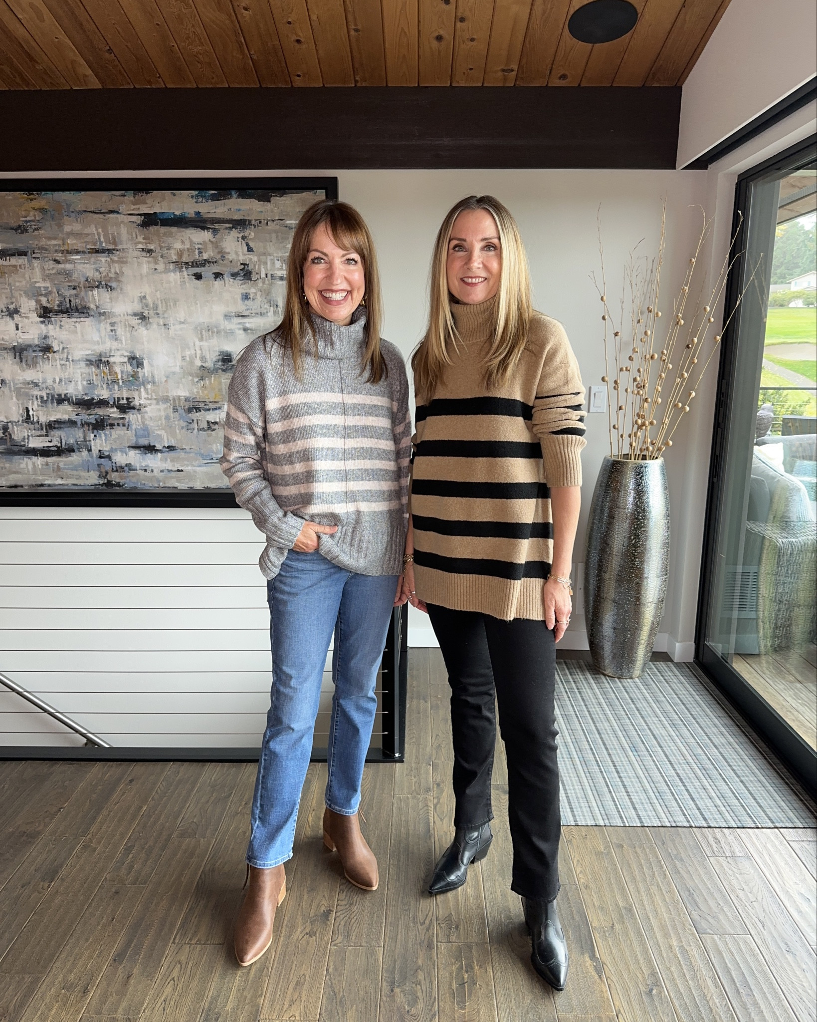 Fall outfit inspo from our recent Kohl’s haul! Every outfit is under $100! 

🎃Our striped sweaters are amazing quality and less than $30! 
👟Wear a monochrome set + fun sneakers for smart casual style!
💻Shouting it from the rooftops, these are the BEST trousers and less than $35!! Size up. 
📣Keep cozy with cute sweaters & on-trend layers! Grab this adorable fleece for less than $30!
🦃Krista’s sweater dress is a steal and has the cutest ruffle edge detailing! My budget friendly dress looks and feels high end!

Stack your savings with Kohl’s promos, Kohl’s rewards, and Kohl’s Cash!👏🏼
#kohlsfinds #kohlspartner

Fall outfit, work outfit, thanksgiving outfit, office outfit, Nike lounge set, fall boots, crop trench, midi red dress, wide leg pants, burgundy sneakers 


#LTKOver40 #LTKSaleAlert #LTKFindsUnder50