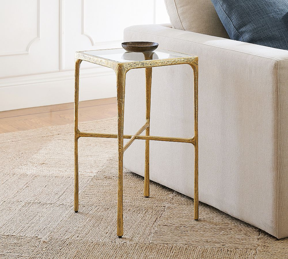 Bodhi Square Glass Accent Table (12") | Pottery Barn (US)