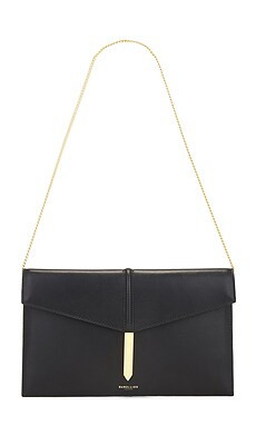 DeMellier London Tokyo Clutch in Black Smooth from Revolve.com | Revolve Clothing (Global)