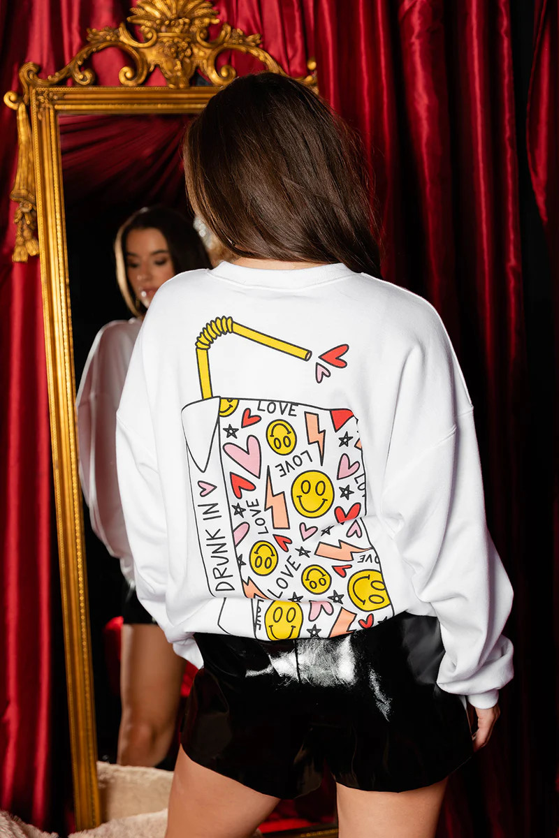 BuddyLove | Devon Graphic Sweatshirt | Drunk in Love | BuddyLove