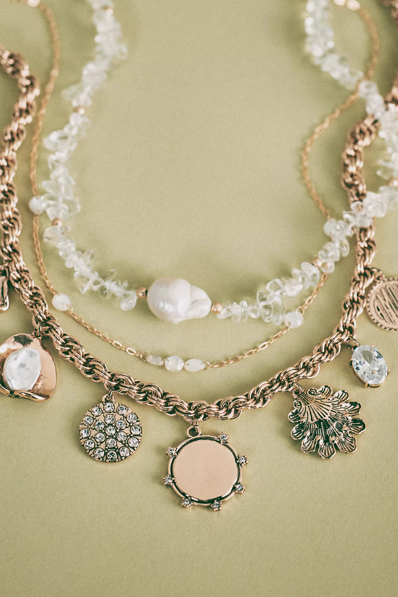 Chunky Charm Necklace | Anthropologie (US)