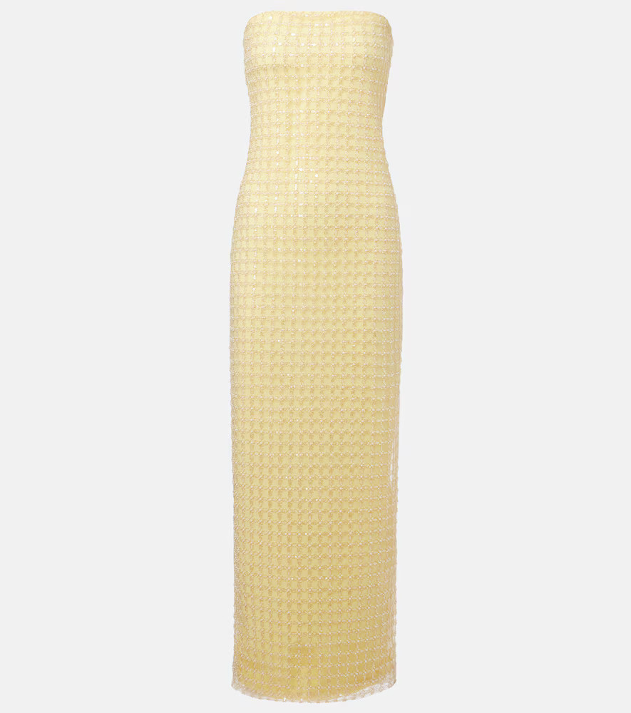Rotate Embellished strapless gown | Mytheresa (US/CA)