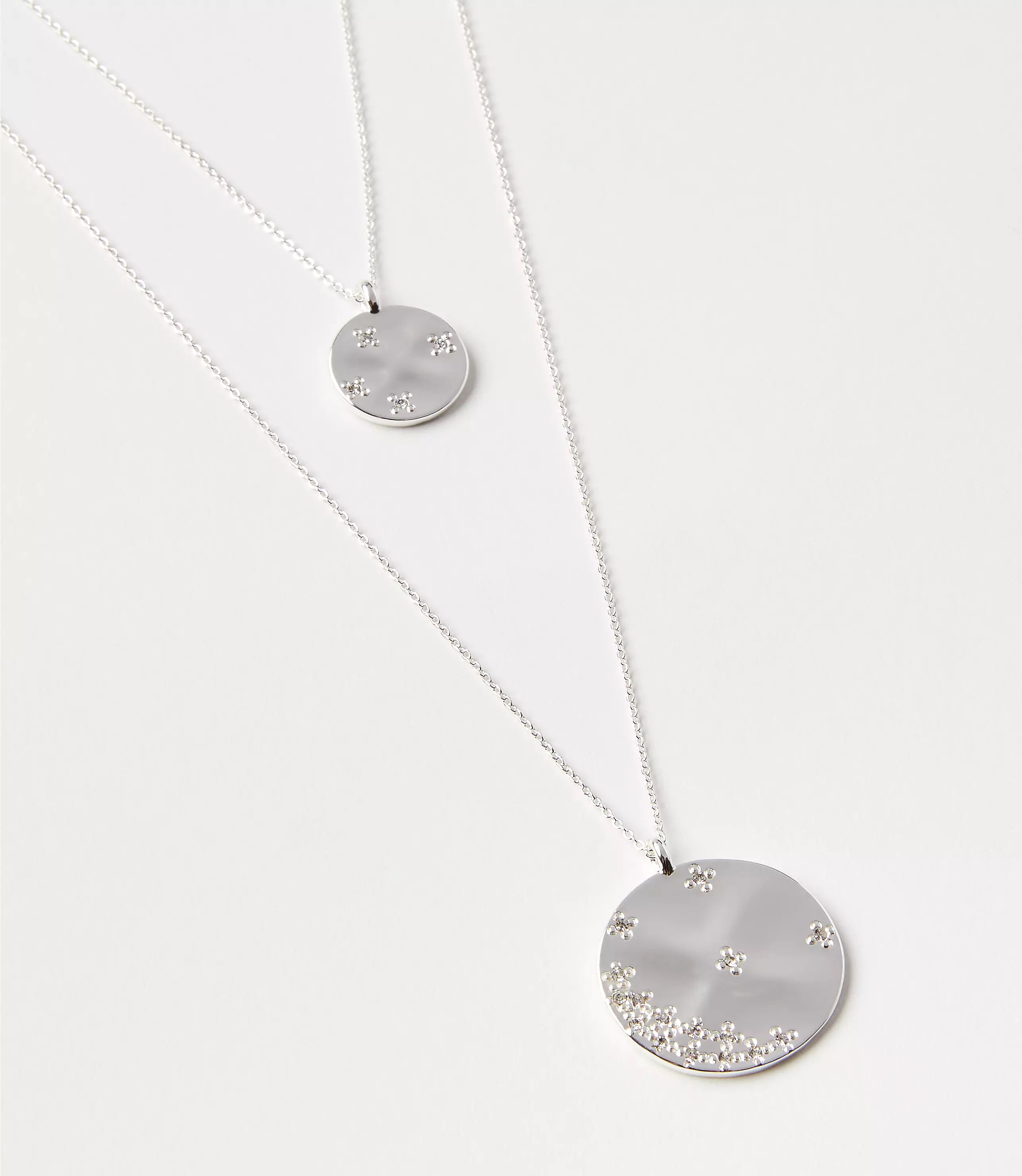 Double Layered Pendant Necklace | LOFT