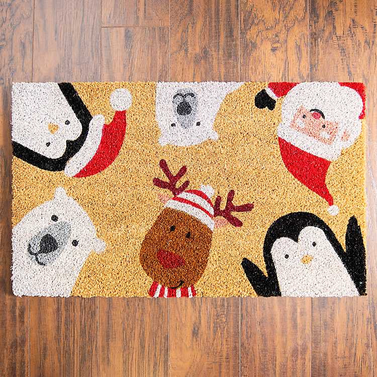 Seasonal Characters Welcome Mat | Kirkland's Home