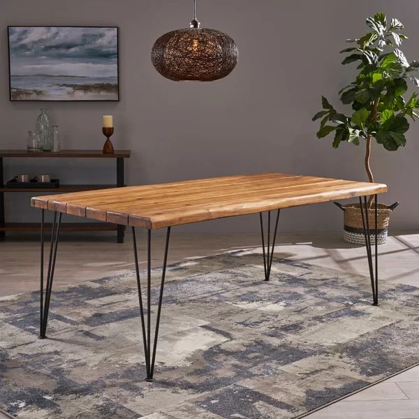 Vikesha Solid Wood Dining Table | Wayfair North America