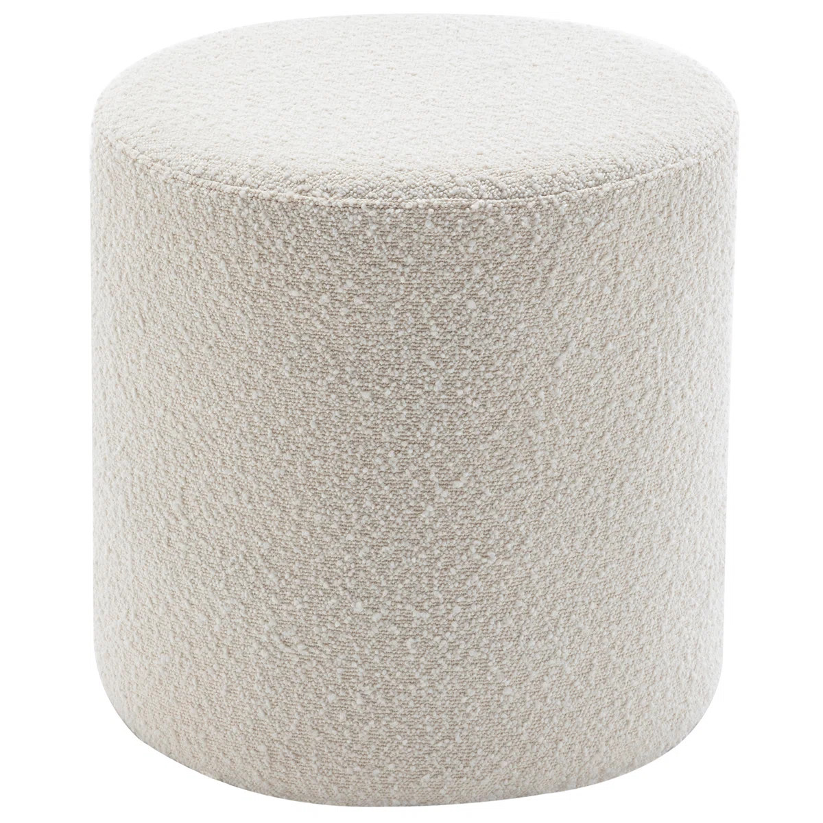 Brynnen 18'' Wide Modern Round Upholstered Ottoman | Wayfair North America