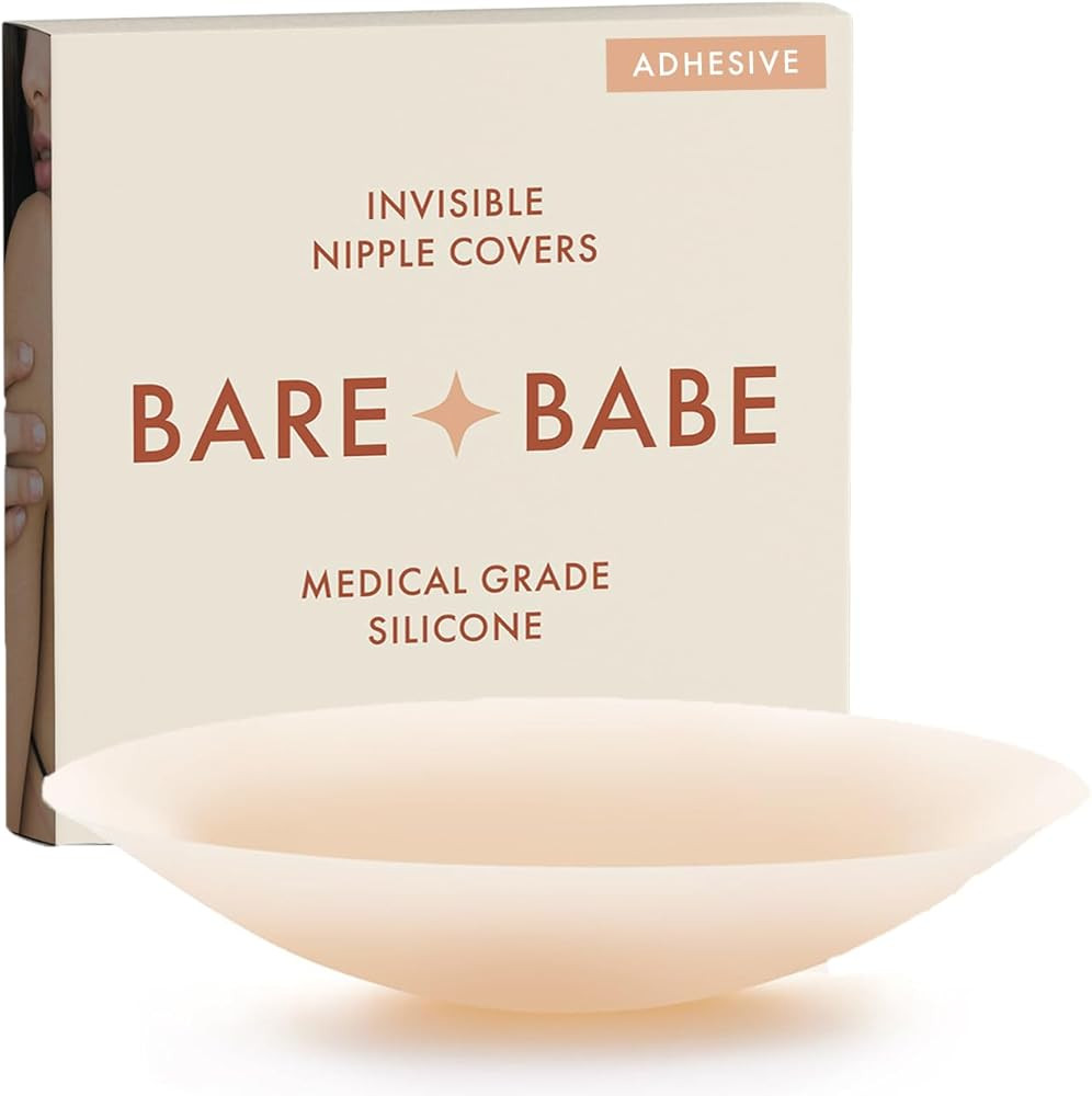 Reusable Silicone Nipple Covers - Waterproof, Nude, 4 Shades - Sticky Breast Stickers for Straple... | Amazon (US)