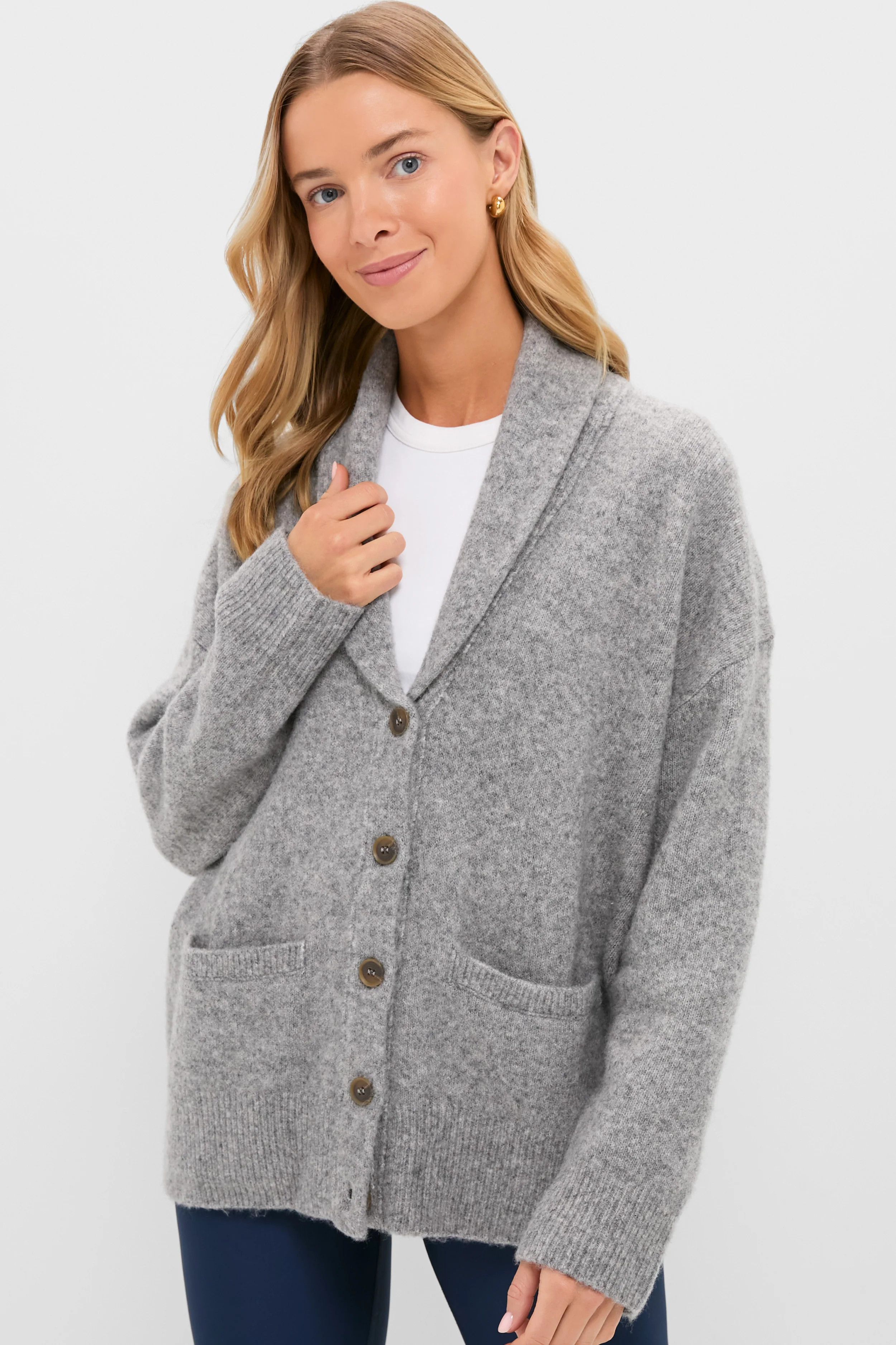 Heather Gray James Cardigan | Tuckernuck (US)