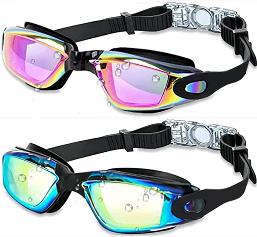 ALLPAIPAI Kids Swim Goggles, Pack of 2 Swimming Goggles for Kids Children Boys & Girls Teens Age ... | Amazon (US)