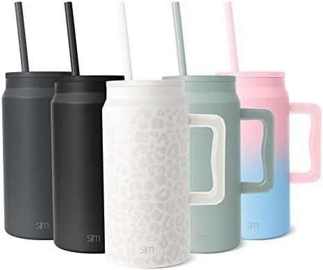 Simple Modern 50 oz Mug Tumbler with Handle and Straw Lid | Reusable Insulated Stainless Steel La... | Amazon (US)