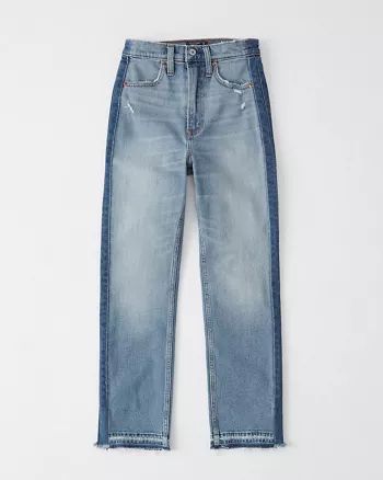 Ultra High Rise Ankle Straight Jeans | Abercrombie & Fitch US & UK