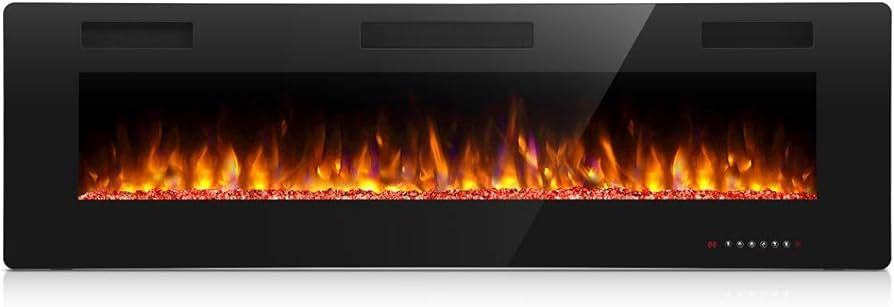 Antarctic Star 42 Inch Electric Fireplace in-Wall Recessed and Wall Mounted, Fireplace Heater and... | Amazon (US)