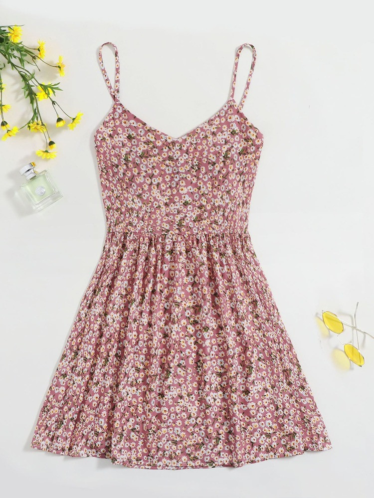 Ditsy Floral Cami Dress | SHEIN