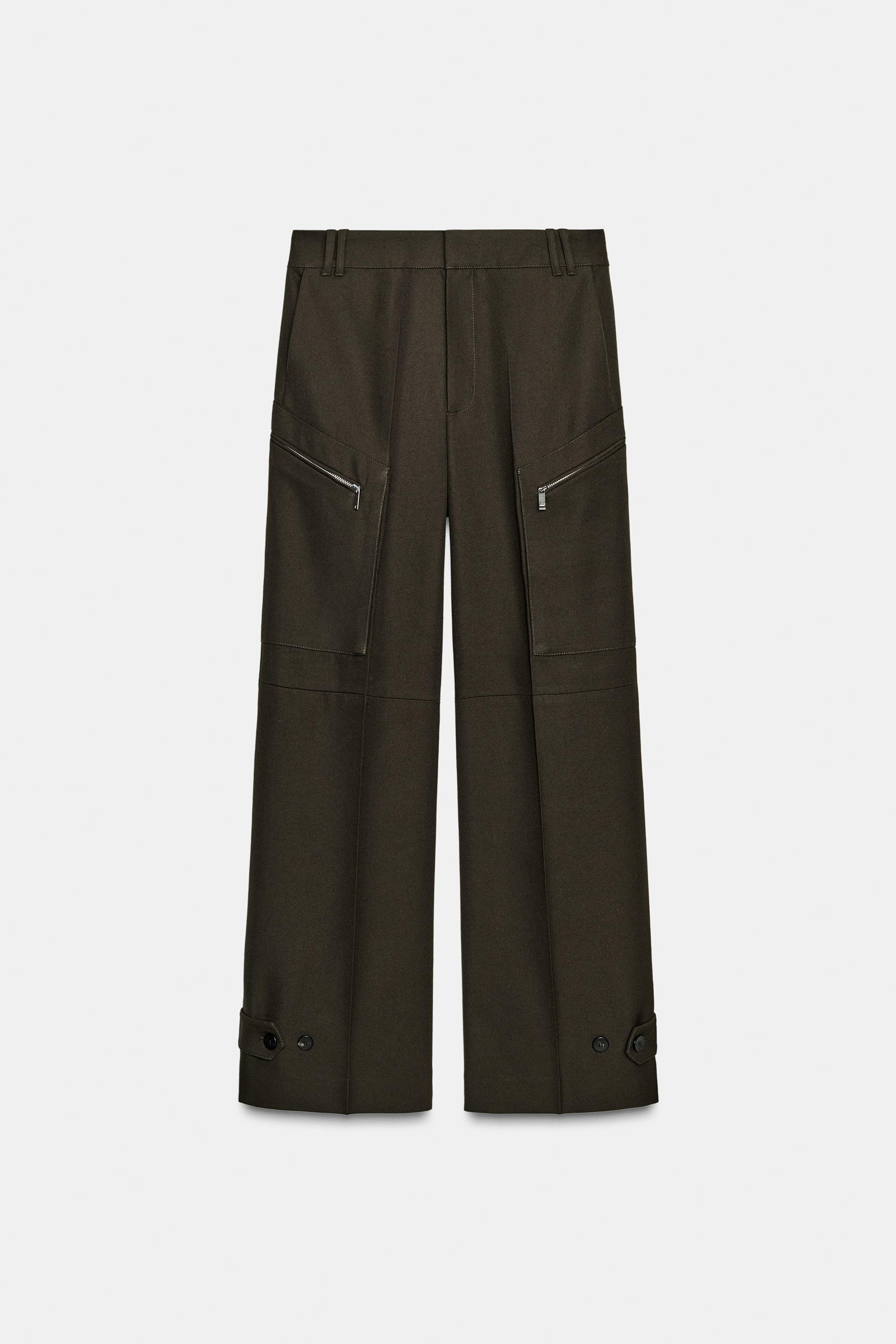 ZW COLLECTION LIMITED EDITION ZIPPER CARGO PANTS | Zara US