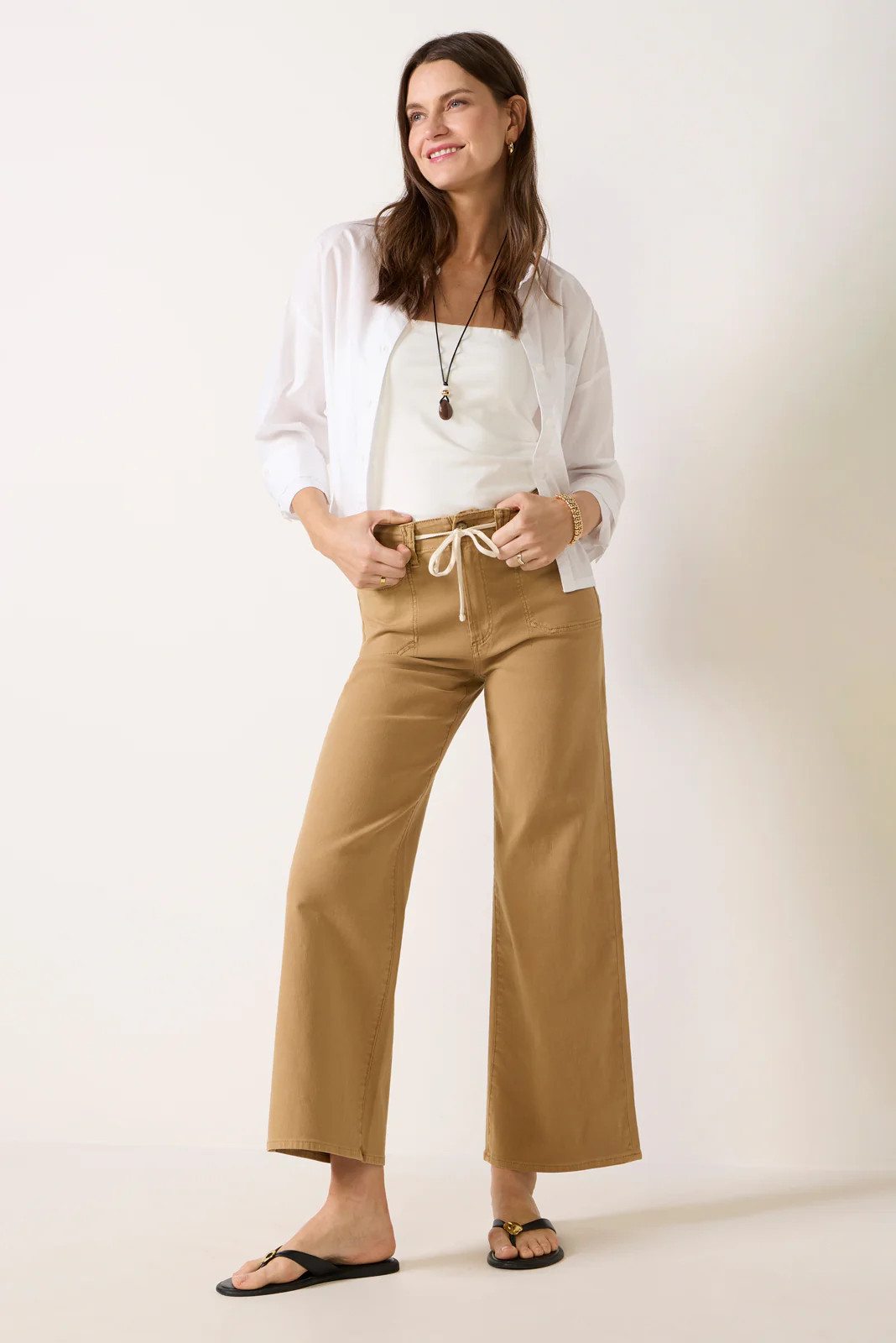 Ari w Waistband Tie Pant | Evereve