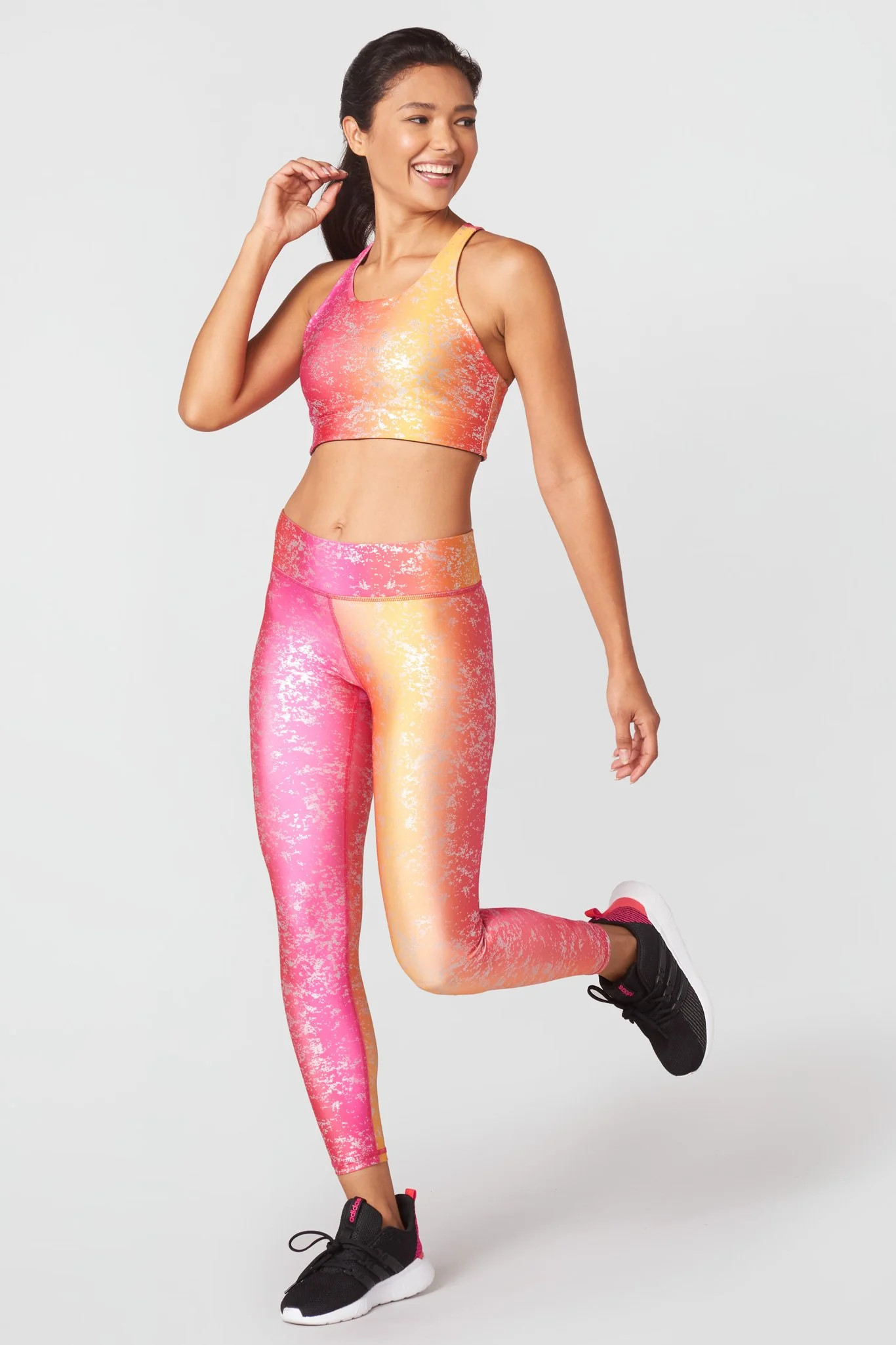 Sunrise Silver Haze Foil Balayage Leggings | Terez