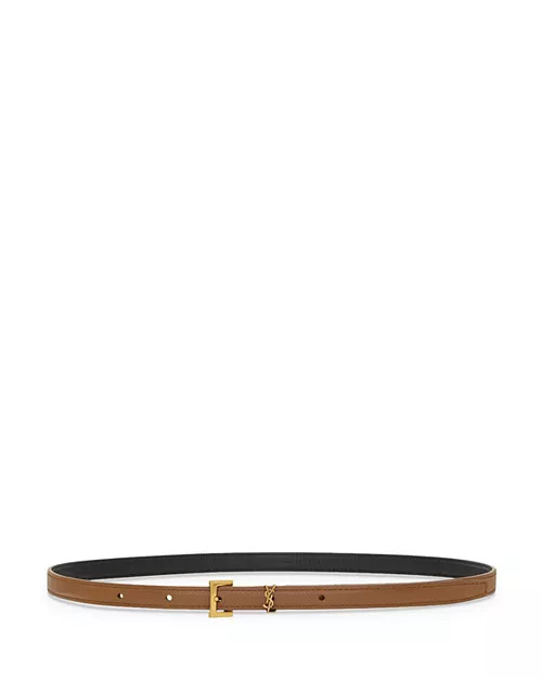 SAINT LAURENT Cassandre Extra Thin Belt | Bloomingdale's Jewelry & Accessories | Bloomingdale's (US)