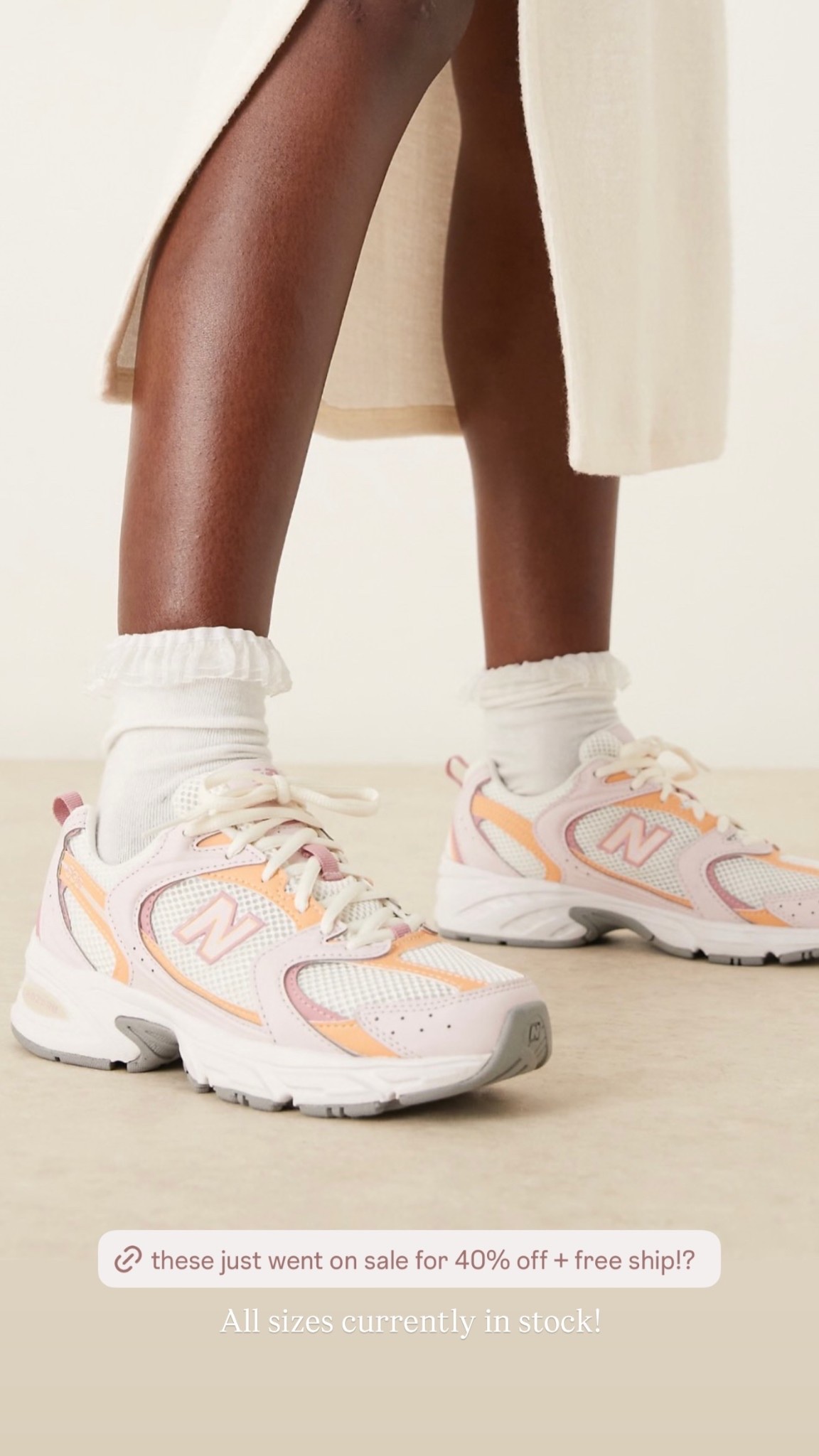 All sizes currently in stock!