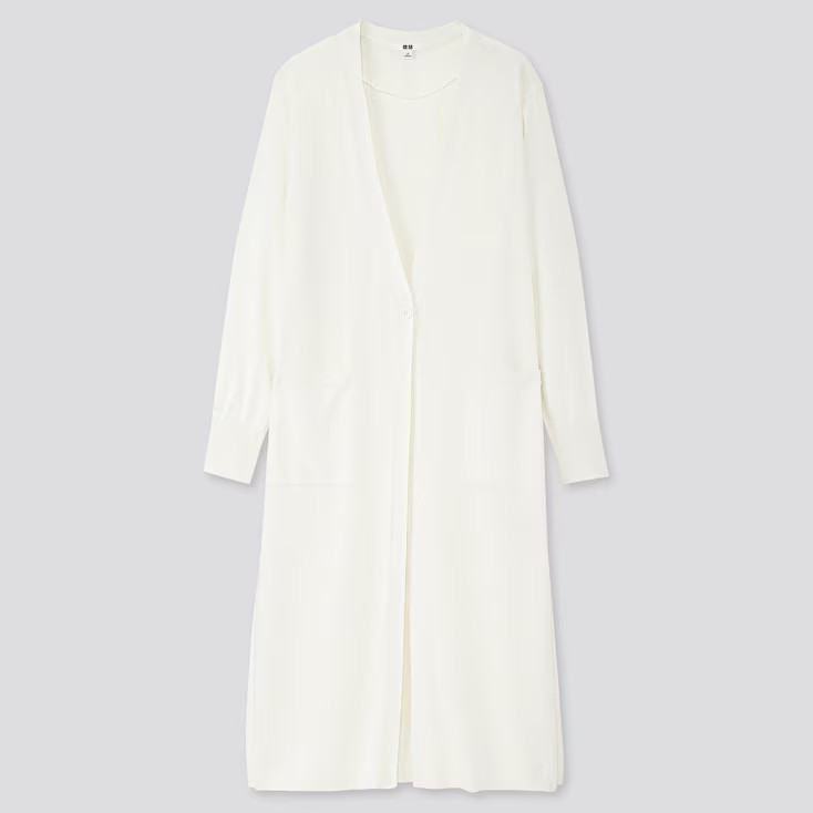WOMEN UV PROTECTION SLIT LONG CARDIGAN | UNIQLO (US)