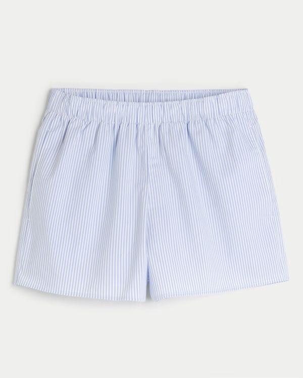 Women's Poplin Boxer Shorts | Women's Bottoms | HollisterCo.com | Hollister (US)