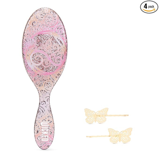 Wet Brush Original Detangler Hair Brush Glinda (Wicked) Kit - Ultra-Soft IntelliFlex Bristles - D... | Amazon (US)