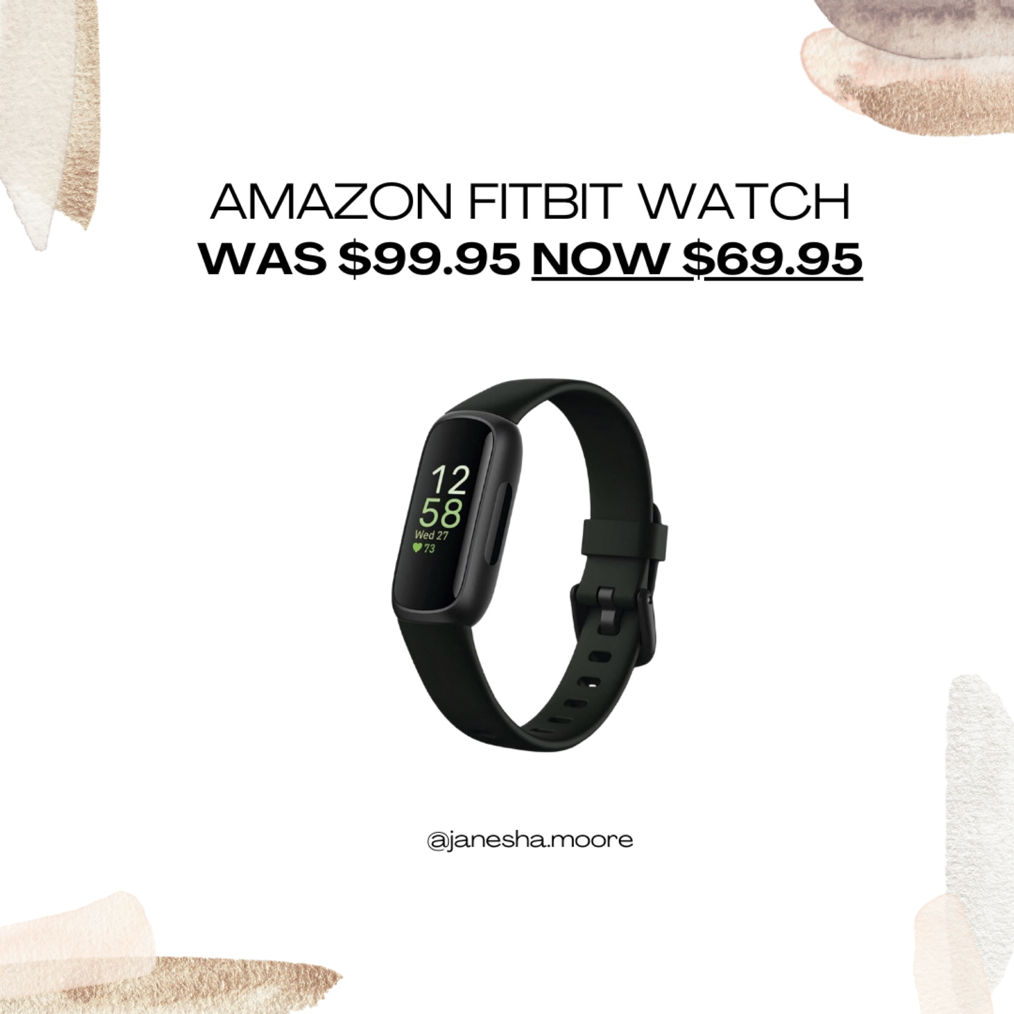 Amazon Fitbit Watch | WAS $99.95 NOW $69.95

#LTKsalealert #LTKActive