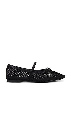 Schutz Arissa Flat in Black from Revolve.com | Revolve Clothing (Global)