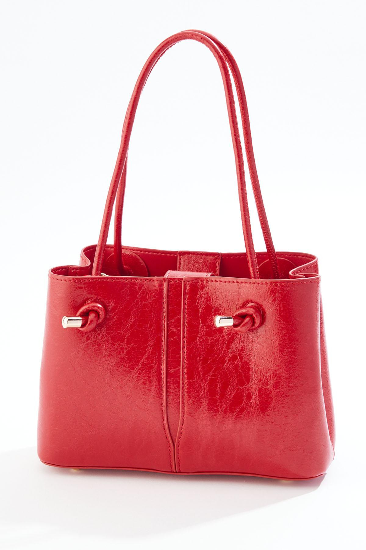 Red Knotted Handle Mini Bag | Cato Fashions