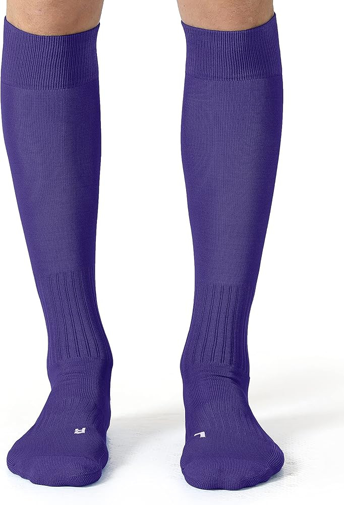 CS CELERSPORT 2/3 Pack Soccer Softball Baseball Socks for Youth Kids Adult Multi-Sport Socks | Amazon (US)