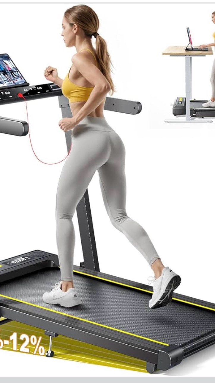 This portable treadmill is amazing! Perfect to move around the house, for taking a walk while working, or for a quick run! ✨

#LTKU #LTKGiftGuide #LTKActive