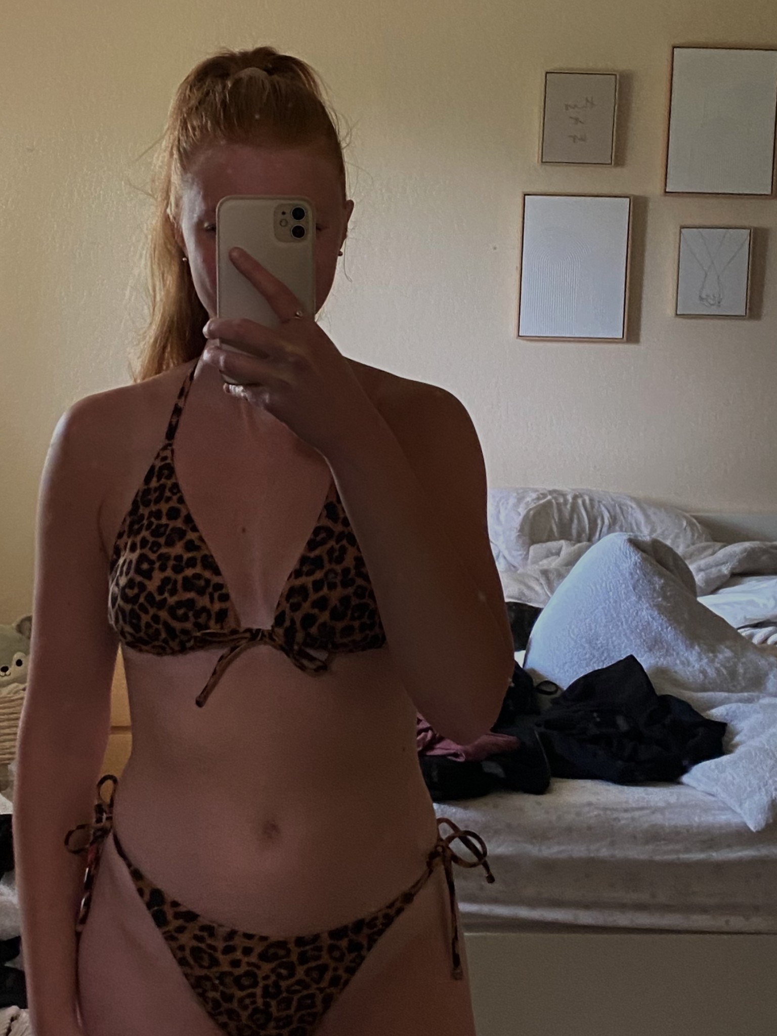 leopard bikini is a must 🐆