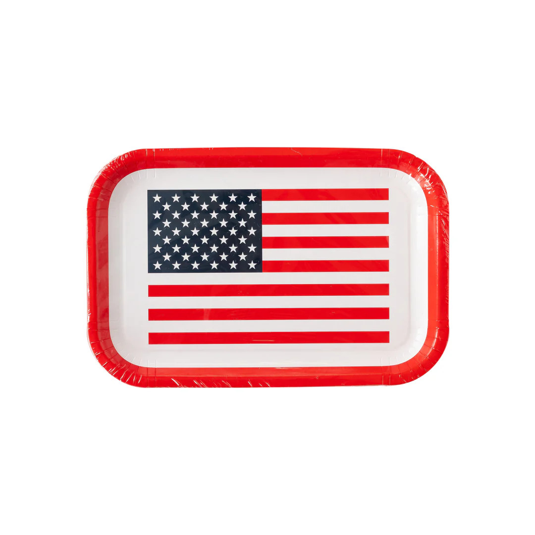 Flag Shaped Paper Plate | My Mind's Eye