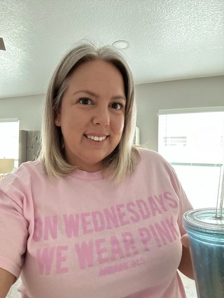 Mean Girls On Wednesdays we wear pink  tee

#LTKsalealert #LTKfindsunder50 #LTKSpringSale